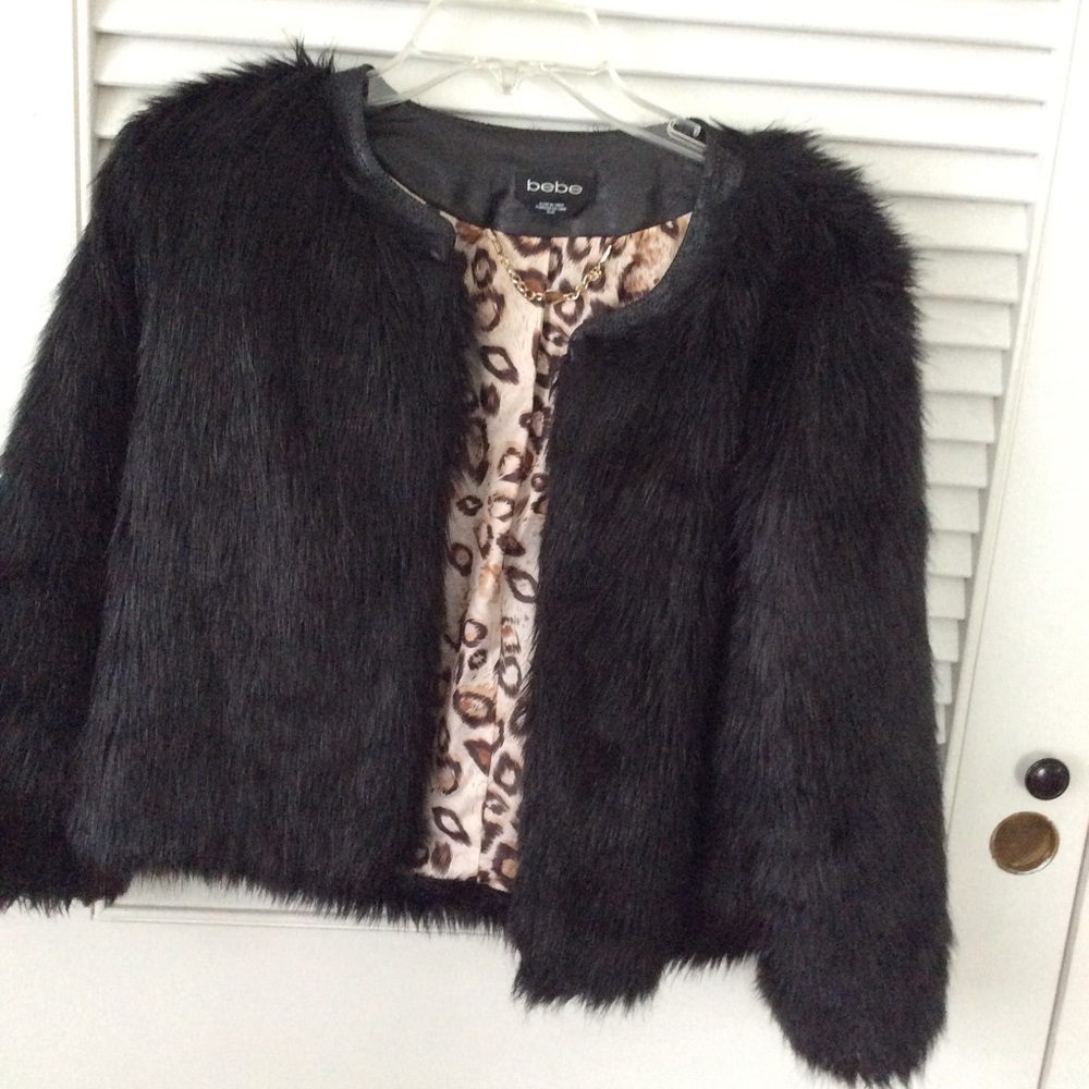 Faux fur jacket